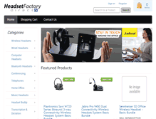 Tablet Screenshot of headsetfactorydirect.com